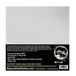 Alternative view of Paquete de 100 fundas internas antiestaticas para vinilos