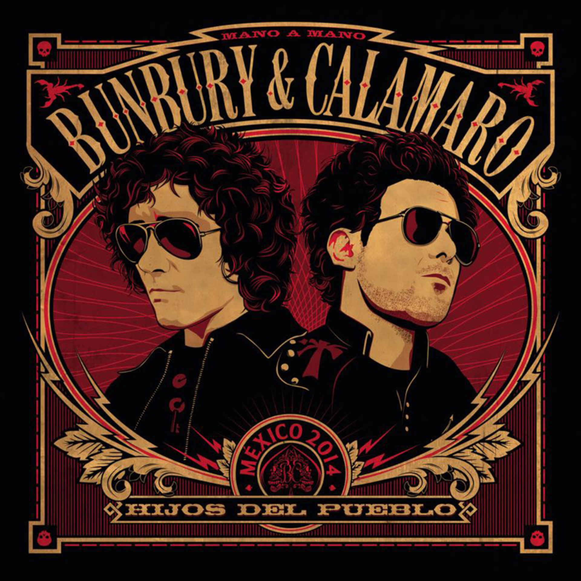 BUNBURY & CALAMARO "Hijos del Pueblo (México Mano a Mano 2014)"